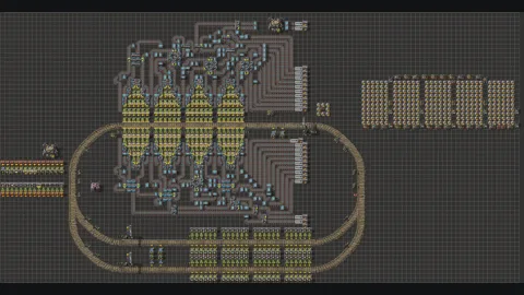 2-4 Train Unloader, 20 Blue Belts - Test Setup preview
