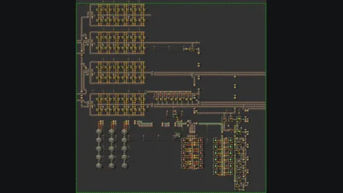 An Easily scalable smelting and research Complete starter Base setup preview
