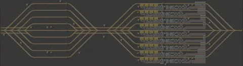 Train station for a late game preview
