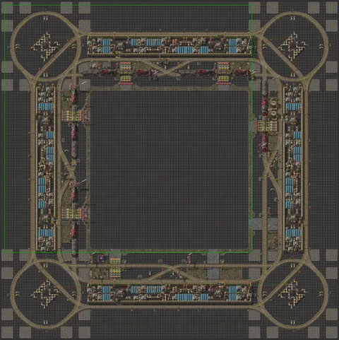 UNTRA 2.0 tileable megabase parameterized blueprint preview