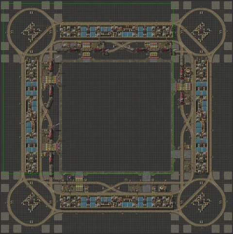UNTRA 2.0 tileable megabase parameterized blueprint v0.1 preview